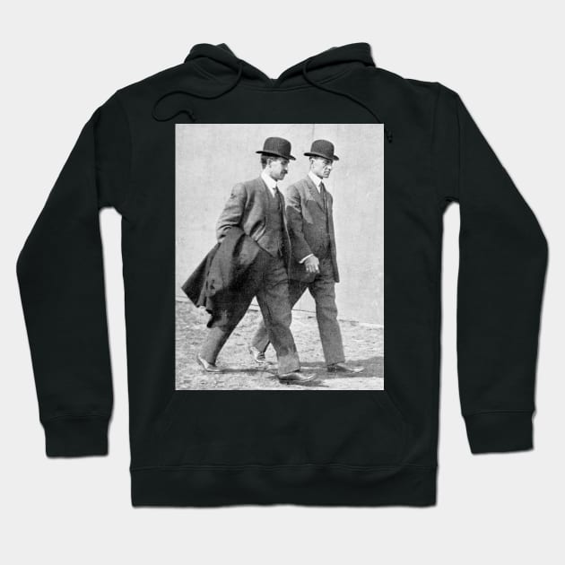 The Wright brothers, US aviation pioneers (H423/0251) Hoodie by SciencePhoto